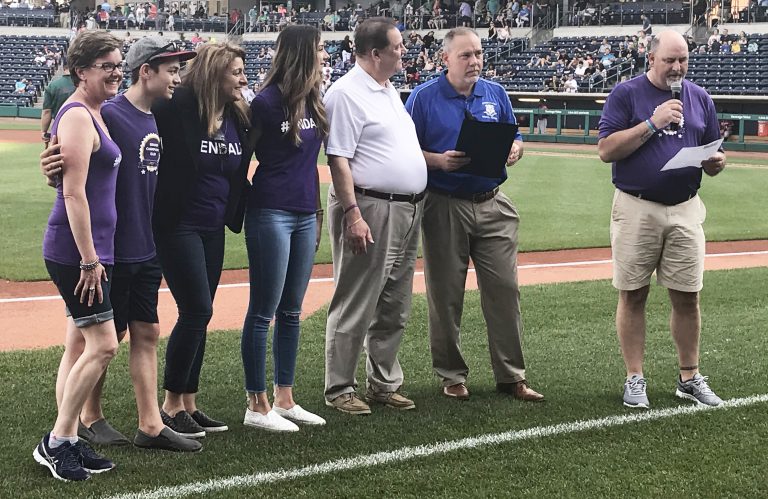 Bolinsky Participates in On-Field Opening Ceremony Promoting Alzheimer’s & Brain Awareness Month